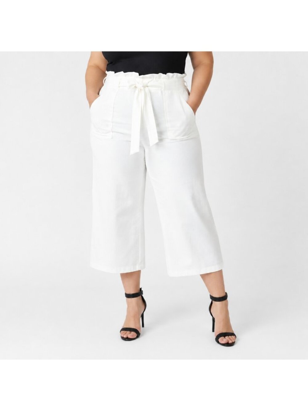 Artizan Robin Barré Ivory Culotte Pants - 3XL